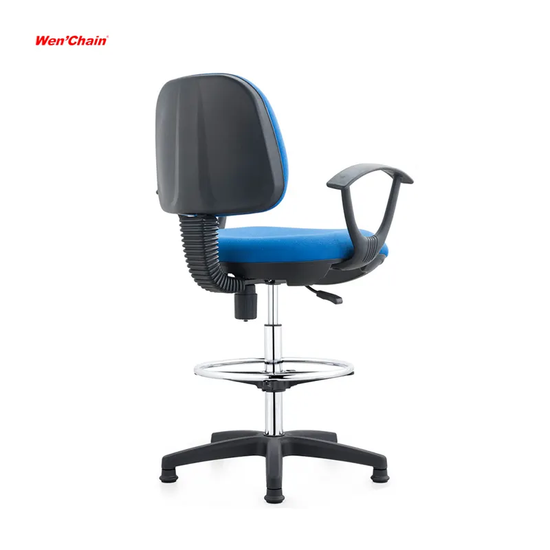 Hiện đại Ergonomic Ghế máy tính nhà cung cấp không có bánh xe xoay giữa trở lại lưới văn phòng Ghế nhiệm vụ