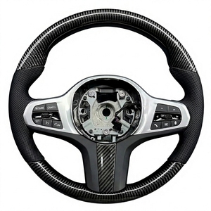 Volant en cuir Nappa de qualité supérieure avec fibre de carbone, style OEM pour BM/W G20 <span class=keywords><strong>330e</strong></span> G30 530e 2019-2024, modèles hybrides - Product Image 2