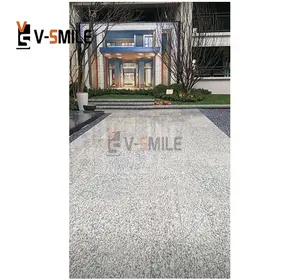 Sea Wave Flower Granite Polished Spray White Granite Slabs Price Flooring Tiles for house floor G4118 Granite