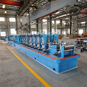 Mesin pipa bulat Diameter 10mm-50.8mm jalur produksi pembuatan pipa baja ERW baja karbon pabrik tabung frekuensi tinggi kustom - Product Image 1