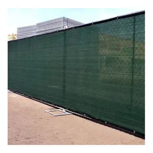 6 kaki x 50 kaki layar Privasi pagar tugas berat pagar jala naungan penutup jaring untuk dinding taman halaman belakang (6 kaki X 50 kaki, hijau)