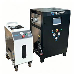 Machine <span class=keywords><strong>de</strong></span> nettoyage à la glace sèche mobile pour l'élimination des résidus <span class=keywords><strong>de</strong></span> peinture automobile dans les garages <span class=keywords><strong>de</strong></span> restauration <span class=keywords><strong>de</strong></span> véhicules classiques - Product Image 2