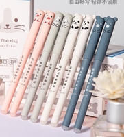 Stylo gel effaçable mignon en forme de petit animal de 0,35 mm