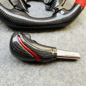 Vente chaude personnalisé de haute qualité <span class=keywords><strong>Noir</strong></span> en fibre de carbone <span class=keywords><strong>volant</strong></span> round top et à fond rond forme pour Honda 9th Accord 13-17 - Product Image 6