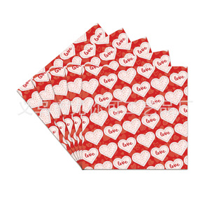 Valentine's Day Party Decorations Heart Theme Disposable <b>Tablecloth</b> Plates Napkins Cutlery Set Red White Classic Style - Product Image 4