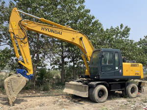 Pelleteuse coréenne de seconde main hyundai210w-7 le commerce extérieur vente directe pelleteuse sur pneus Hyundai R210W-7 - Product Image 4