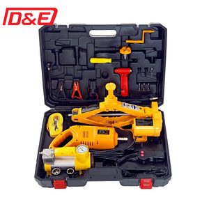 Practical Tool Set 5 in 1 Electric Scissor <b>Car</b> Jack Set with Electric <b>Wrench</b> and Compressor - Product Image 2