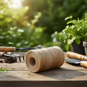 เชือกปอกระเจา 2 มม. 500 ฟุต เป็นมิตรกับสิ่งแวดล้อม ทนทาน สำหรับทำสวน งานฝีมือ ตกแต่งบ้าน - Product Image 2