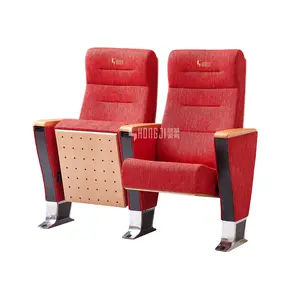 verified supplier New high grade price chairs auditorium buyers with big size tablet factory direct selling auditorium seating