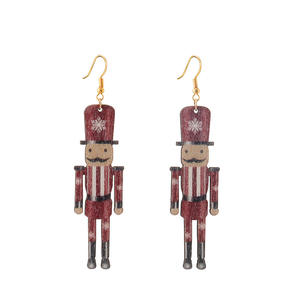 ต่างหูควอตซ์วินเทจสีทอง24K ทรงกระดิ่งสไตล์ยุโรปอเมริกันใหม่เป็นมิตรต่อสิ่งแวดล้อม - Product Image 6