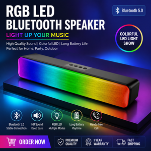 Scrivania Mini Soundbar altoparlante blu dente tripla modalità Audio 3D Soundscape Surround Subwoofer cassa Audio per computer portatile PC - Product Image 1