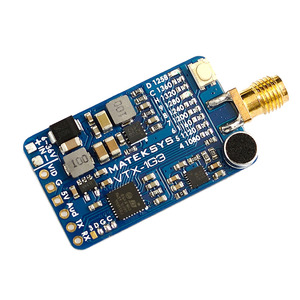 Système Matek 40KM -1G3 VTX-1G3 1.3GHz FPV 2CH-9CH 630mW Émetteur Vidéo Récepteur Large Bande à Engrenages Métalliques Moteurs Longue Portée RC - Product Image 6