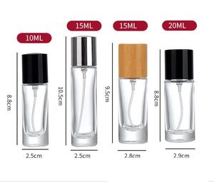 Botella de Vidrio Redonda y Gruesa de 10/15/20/30 ml para Loción/Perfume al por Mayor, con Serigrafía, Botella de Vidrio con Pulverizador/Bomba para Perfume y Crema - Product Image 5