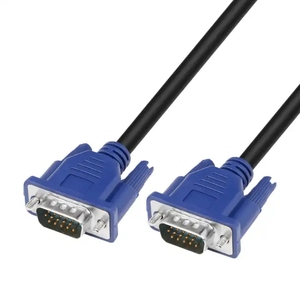 HD15 Male to Male Vietnam Consumer CE FCC ROHS Certification VGA to VGA Monitor Cable for TV Computer Projector DVD Player