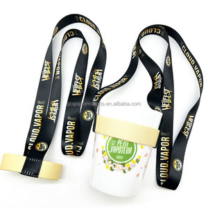 Thiết Kế Mới Biểu Tượng Tùy Chỉnh Có Thể Điều Chỉnh Chiều Dài Rượu Vang Bia Nước Chai Cup Chủ Cổ Dây Đeo Dây Buộc - Product Image 3