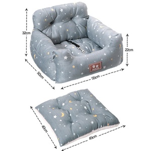 Großhandel tragbare koreanische Auto umwelt freundliche solide Muster Hundes itz bezug All Seasons Pet Bed