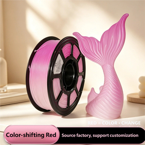 Filamento PLA Fotocrómico 1.75 mm 1 kg Rojo Azul Morado Universal para Bambu Creality - Product Image 6