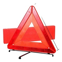 Triangle de sécurité réfléchissant pliable pour voiture Panneau d'arrêt d'urgence Triangle Triangles Safety Road Kit Car