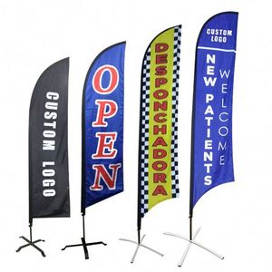 Banderas Publicitarias con Impresión Personalizada por Sublimación, Banderas de Playa Publicitarias Personalizadas, Bandera de Vela para Playa - Product Image 1