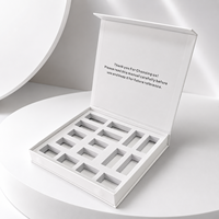 Boîte cadeau en carton rigide pour appareil de beauté, avec logo personnalisé en feuille d'or, pour l'emballage de kits de soins de la peau, vente en gros