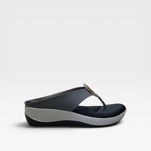 Stylish Womens Wedge Heel Toe Post <b>Slippers</b> Slip On Comfortable Casual Fashion Footwear for Daily Indoor Outdoor Wear - Product Image 3