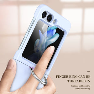 Fundas de teléfono para <span class=keywords><strong>Samsung</strong></span> <span class=keywords><strong>Z</strong></span> <span class=keywords><strong>Flip</strong></span> 5 TPU PC, carcasa de lujo <span class=keywords><strong>2023</strong></span> a prueba de golpes con anillo para <span class=keywords><strong>Samsung</strong></span> Galaxy <span class=keywords><strong>Z</strong></span> <span class=keywords><strong>Flip</strong></span> 4 5 - Product Image 5