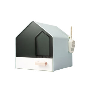 <span class=keywords><strong>Bac</strong></span> à <span class=keywords><strong>sable</strong></span> épais entièrement fermé, litière, grand espace, pour Villa, litière, animal de compagnie, toilette, pour chat - Product Image 4