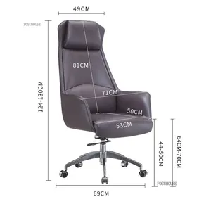 Chaise de bureau ergonomique inclinable, chaise de jeu pour ordinateur à domicile, vente en gros, directement de l'usine, OEM, ODM, logo personnalisé, commande en gros, fabricant - Product Image 6