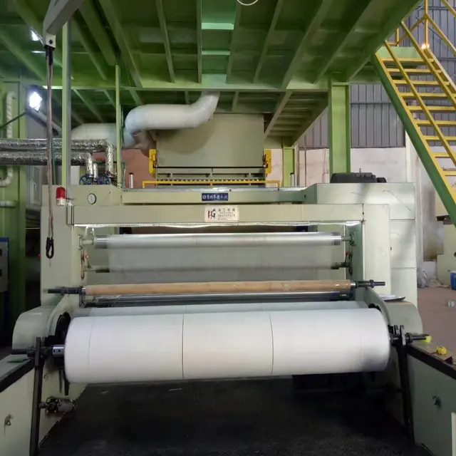 Automatische Maschinen zur Herstellung von Vliesstoffen Pp Spunbond Textile Machinery Vliesstoff rolle HG Vlies Spunbond und Melt blown
