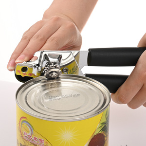 Ouvre-boîte manuel Yangjiang en acier inoxydable, robuste, multifonction, outil de cuisine avec poignée, facile à utiliser - Product Image 1