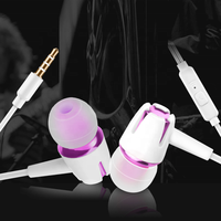 WITNUT Earphone Berkabel Headset Headphone 3.5Mm Dengan Mikrofon untuk Ponsel