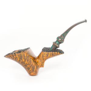 MUXIANG Handmade Briar Wood Smoking Pipe Free Style 3mm Filter Tobacco Pipe For Men - Product Image 5