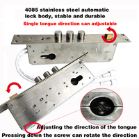 Serrure de porte extérieure en aluminium/acier, en alliage de zinc, électronique, entièrement automatique, intelligente, sans clé, avec empreinte digitale