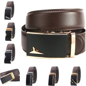 LQbelt Factory OEM <span class=keywords><strong>Ceinture</strong></span> en cuir véritable Ceintures à boucle automatique pour hommes Stock Ratchet Belt Wholesale - Product Image 5