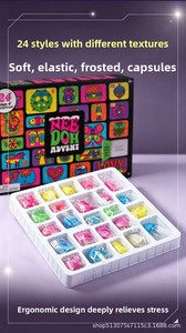 Calendrier de l'Avent Anti-Stress 2026 avec Jouets à Presser et Design à Trous - Product Image 4