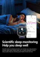 Montre connectée intelligente 2026 avec écran AMOLED, ECG, test de pression artérielle par coussin d'air, appels Bluetooth, NFC et système de soins familiaux