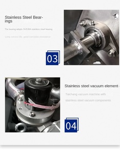 Machine à emballer la peau sous vide de plateau en plastique de viande fraîche/machine à sceller le plateau de papier de restauration rapide VSP/emballeuse sous vide - Product Image 5