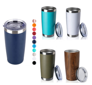 Meilleure vente en gros 20 oz double paroi en acier inoxydable tasses à vide bouteille de sport tasse de gymnastique gobelet à compost - Product Image 1