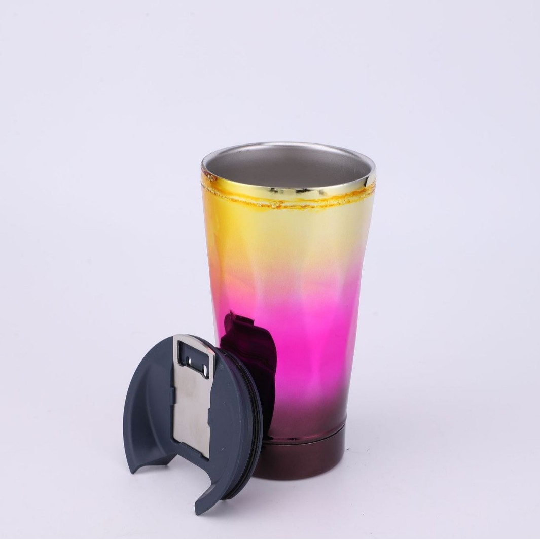 Yellow bright pink black gradient - 473ml