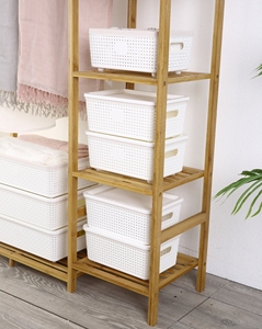 Práctica PP contenedor de almacenamiento de hogar organizador con cubierta de mantener algo <span class=keywords><strong>en</strong></span> lugar de tamaño pequeño - Product Image 5