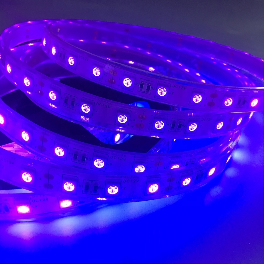12v 24v 5050 2835 385nm 450nm 420nm 405nm 254nm 360nm 365nm Uv Blue Led Strip