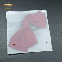 Sac à fermeture éclair givré imprimé avec logo personnalisé GRS, emballage en plastique recyclable pour t-shirts, maillots de bain, vêtements, chaussures, refermable
