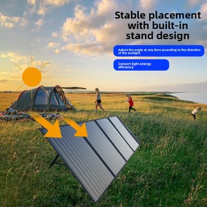 <span class=keywords><strong>Kit</strong></span> <span class=keywords><strong>solaire</strong></span> portable pliable SFZD-100 de 100 W pour le <span class=keywords><strong>camping</strong></span> en plein air, les <span class=keywords><strong>camping</strong></span>-cars et les voyages routiers, <span class=keywords><strong>panneau</strong></span> <span class=keywords><strong>solaire</strong></span> mobile pour charger les téléphones - Product Image 1