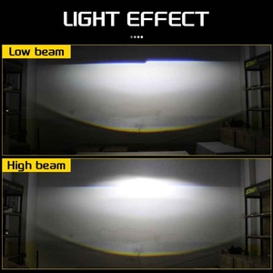 Sanvi New P100 Mini <b>H4</b> Led Projector Lens Headlight for 12V Car Lamp Lighting System - Product Image 5