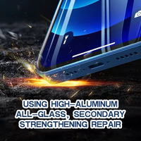 Verre trempé 9D avec colle complète pour iPhone Xs Xr 11 Pro Max, protection d'écran en verre trempé à couverture complète pour iPhone 7 8 6 13 15 9D01