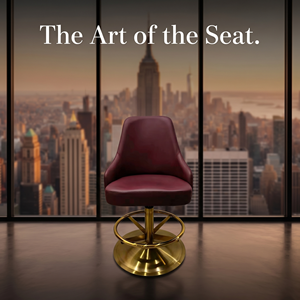 Tabouret de <span class=keywords><strong>bar</strong></span> moderne en cuir, chaise de casino, base en acier inoxydable, hauteur réglable, écologique, pour <span class=keywords><strong>bar</strong></span> à domicile, poker, jeu, garantie 5 ans - Product Image 1