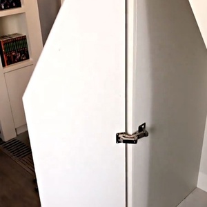 Charnière à ressort moderne de 3 pouces sans perçage pour porte d'armoire, charnière grenouille à 90 degrés pour cuisine, salon, bureau à domicile, sans perçage - Product Image 6