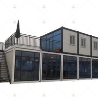 Maison préfabriquée personnalisée en conteneur de 20 pieds/40 pieds, panneaux sandwich, maisons préfabriquées en conteneur