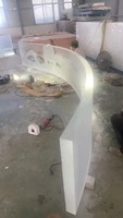 Enclos paysagers extérieurs personnalisables en Lucite, panneaux muraux transparents en acrylique pour piscines, épaisseur sur mesure