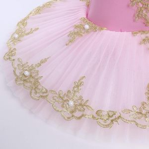 Vestido de <span class=keywords><strong>Princesa</strong></span> con Tutú de Ballet Lago de los Cisnes, Leotardo con Falda y Camisola Bordada para Niñas, Disfraz de Bailarina - Product Image 5